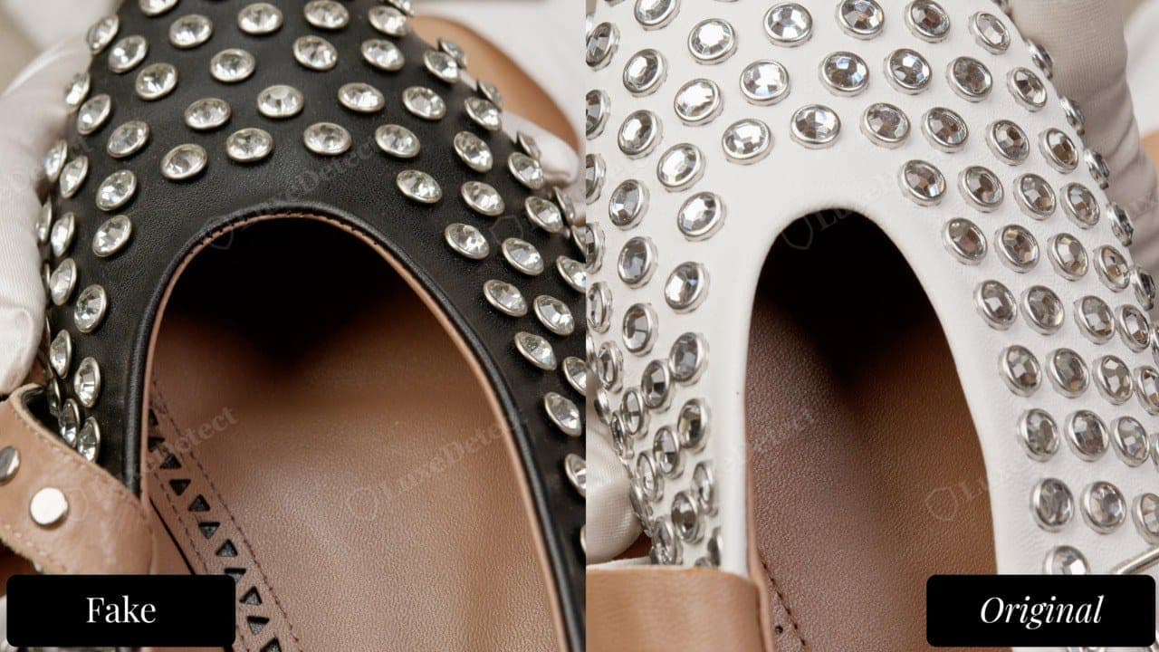 How to Authenticate Alaïa Crystal Ballet Flats: Real vs Fake