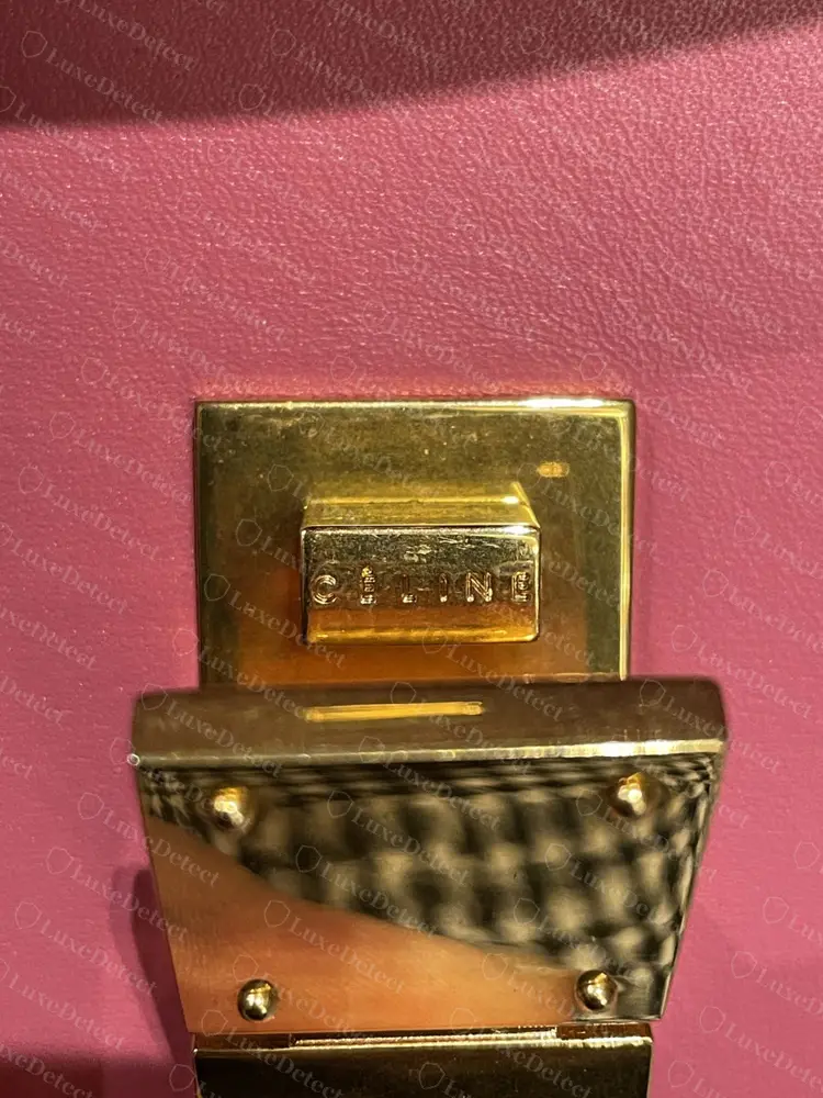 Authentic Philo-era clasp tongue, engraved CÉLINE on one line.