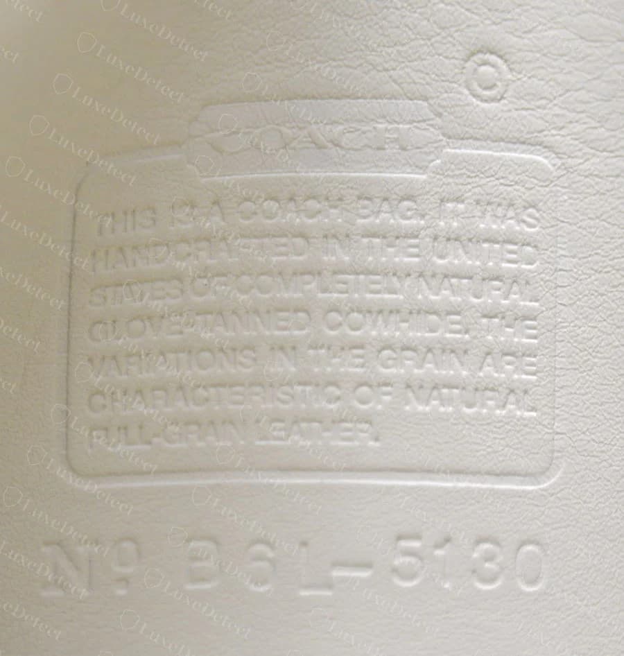 Creed patch on a verified authentic Willis from the earlier all-U.S.-made production era, the standard paragraph reading "handcrafted in the United States," style number stamped N° B6L-5130.