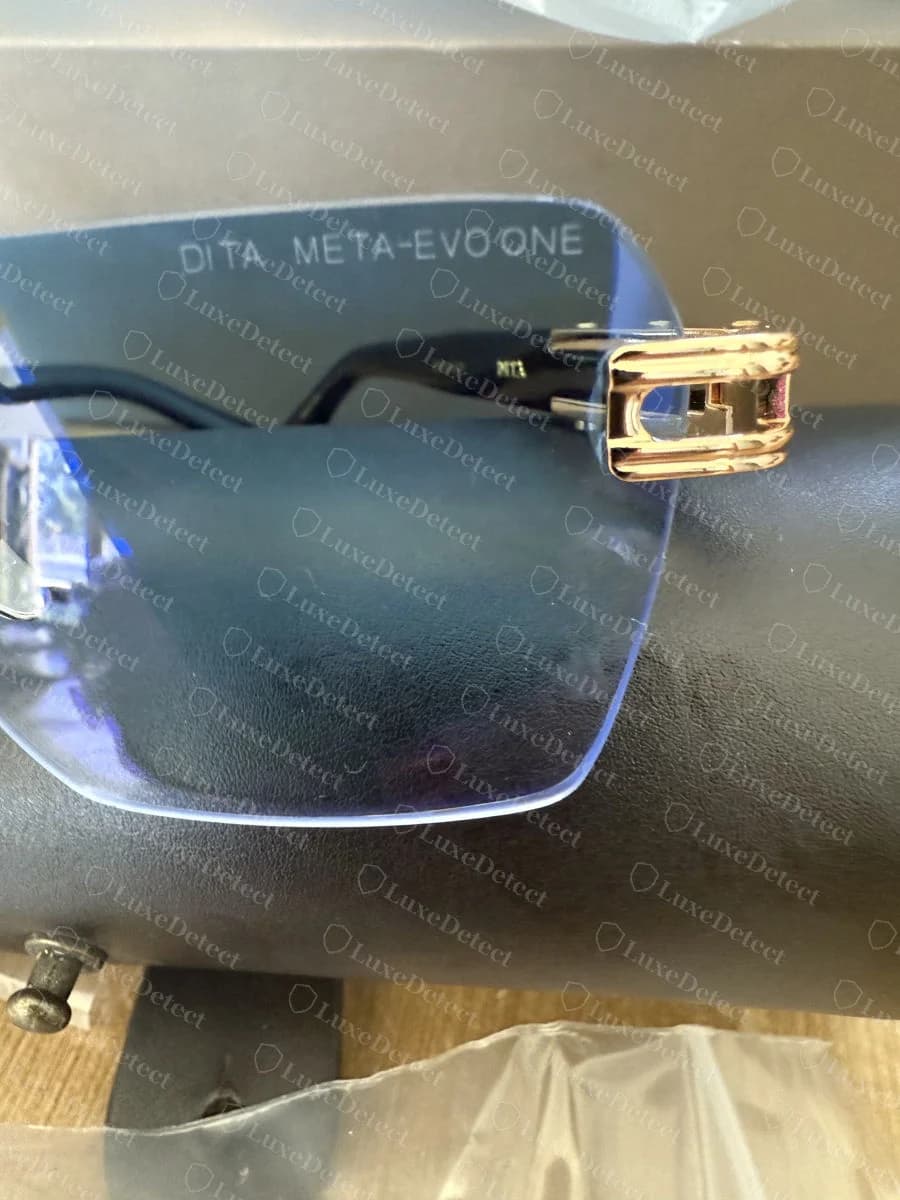 Genuine DITA Meta-Evo One lens with DITA META-EVO ONE etched in the upper corner