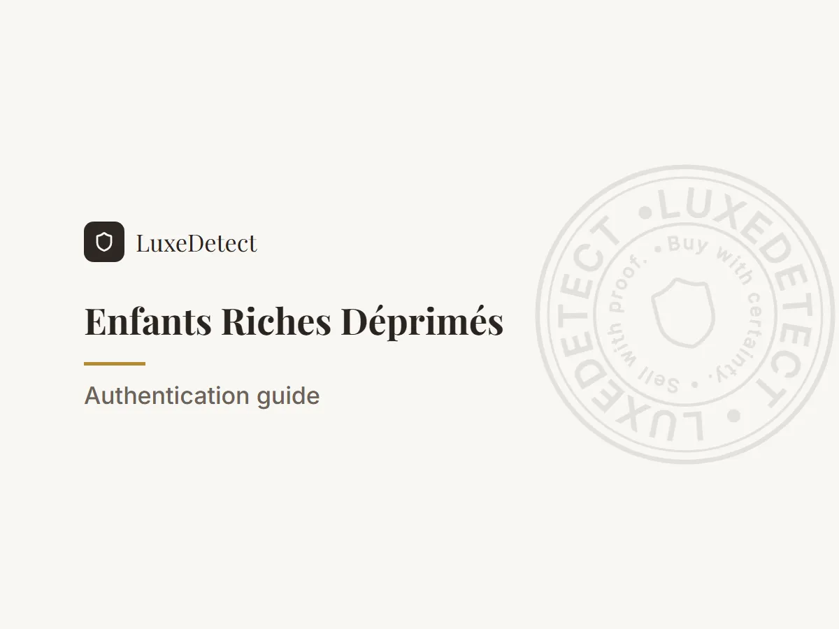 Enfants Riches Déprimés Real vs Fake: How to Authenticate ERD Clothing