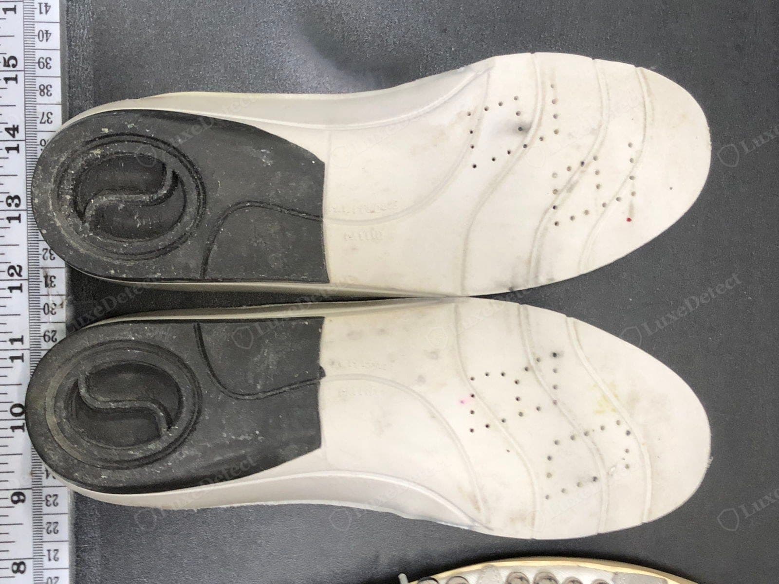 Genuine Golden Goose insole reverse — the back of the insole showing the correct branding / print