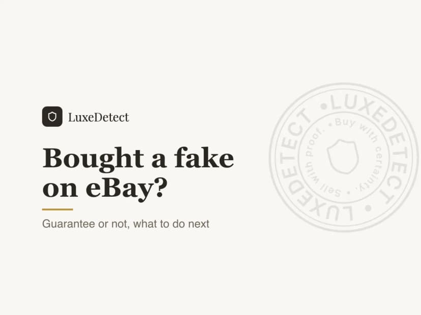 Bought a Fake on eBay? How Authenticity Guarantee Changes Your Claim, and What to Do
