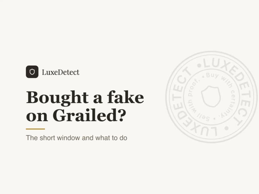 Bought a Fake on Grailed? The Three-Day Window and What to Do Next
