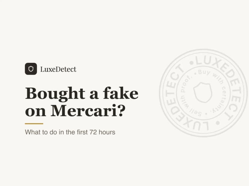 Bought a Fake on Mercari? Why Rating the Order Ends Your Case, and What to Do