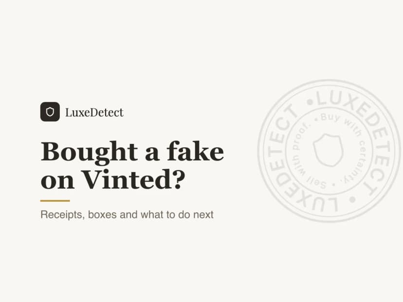 Bought a Fake on Vinted? Why Receipts and Boxes Fool Buyers, and What to Do