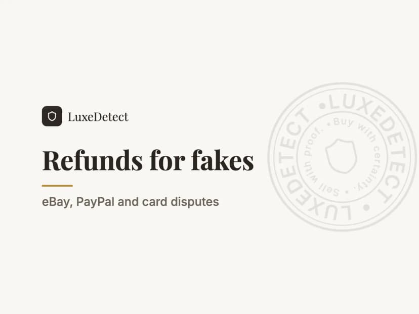 How to Get a Refund for a Fake Designer Item: eBay, PayPal and Credit Card Disputes