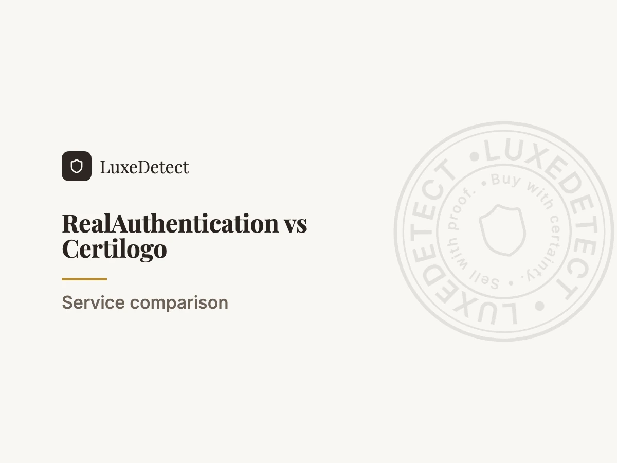 RealAuthentication vs Certilogo: Expert Service vs Brand Verification