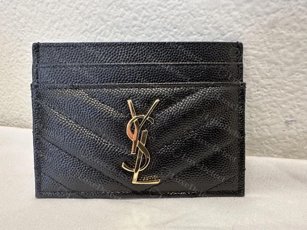 Cómo saber si una cartera o tarjetero Saint Laurent Cassandre es original: original vs falso