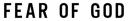 Fear of God logo