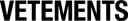 Vetements logo